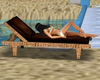 brown cuddle beach chair