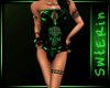 Diamond Green Skull Fit