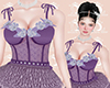 L: Wedding Corset Purple