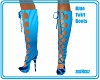 Blue Twirl Boots