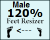 Feet Scaler 120% Male