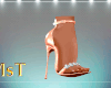 Peach shoes
