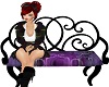 Purple Wedding Bench