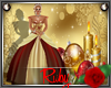 GoldRed Christmas Gown