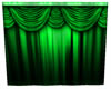 ~H~Dark Green Curtains