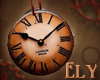 {E} Steamy Clock Pendant