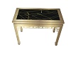 Blk & Gold Display Table