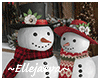Sweet Mr & Mrs Snowman