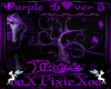purple lovers tree shelf