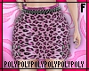 Pink Leopard Mini Skirt