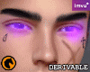 Glowing Eyes Purple M
