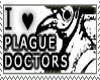 Plague doctors.