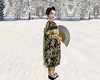 gold kimono