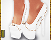 ! Pearly Pumps White