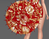 Asian Red&Gold Umbrella
