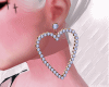 Earrings Diamond Heart