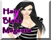 Hair Black & Magenta