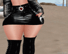 Leather Skirt Black
