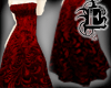 Red Goth Fable Dress