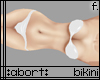 :a: White PVC Bikini