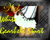 White Gearbelt Skirt