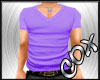 (COX)V Neck Berry