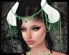 + Vyara W Horns - green