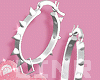 Earring Hoop Bear Pink