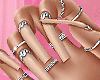 ❤ Bling Creamy Nails