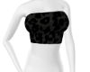 Leopard - Black Crop top
