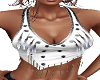 WHITE BLACK  HALTER