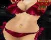 RP Red Satin Bikini