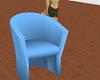 Baby blue chair HD