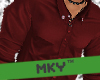 [MKY] Dark red shirt