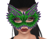 Mardi Gras Feather Mask