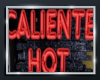 {D}Caliente Hot -letrero