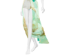 Gold Green Sexy Skirt