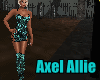 AA LUX Teal Spider Web