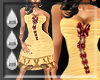 (I) GoldenRed Dress XXL