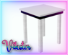 v white black stool