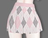 ♡ pink-grey skirt