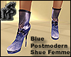Blue Postmodern Shoes F