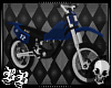 blue stunt bike (M)