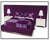 purple king bed