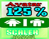 125 % Avatar Resize