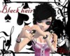 .AW. black barbie hair