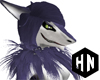 purple sergal furry female