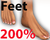 Feet200% Resize