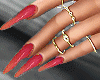 JE Fiery Pink Nails