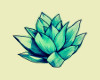 Green Lotus Flower 